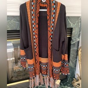 L.I.B. Aztec Print Cardigan